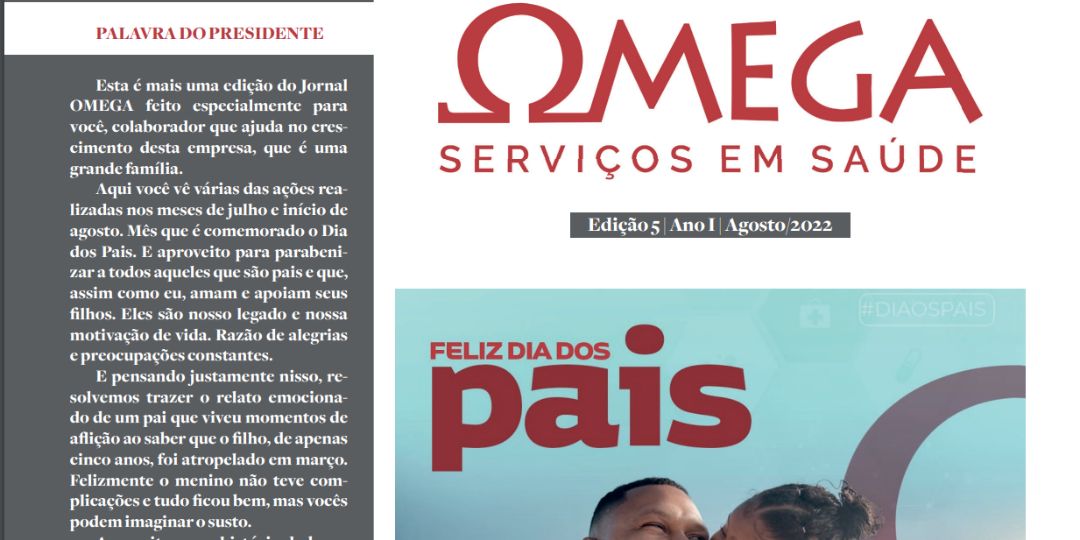 Read more about the article Jornal Omega – Edição 5 – Ano 1 – Agosto/2022